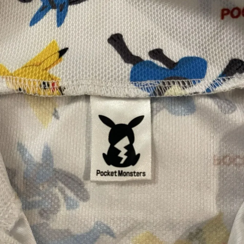 Pokemon‎ Pocket Monster Pikachu x Lucario Long Sleeve Size 5 Boys